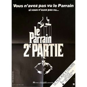 Original Godfather Part II French cinema poster